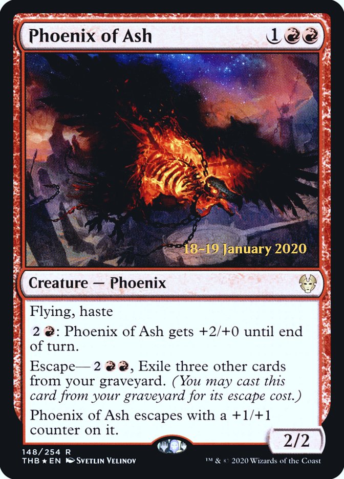 Phoenix of Ash [Theros Beyond Death Prerelease Promos] | KingTCG.ca