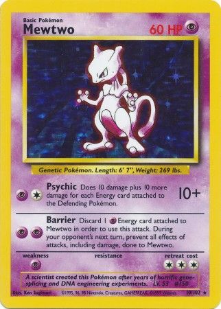 Mewtwo (10/102) [Base Set Unlimited] | KingTCG.ca