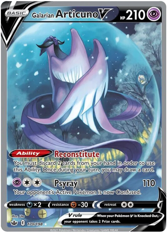 Galarian Articuno V (170/198) [Sword & Shield: Chilling Reign] | KingTCG.ca