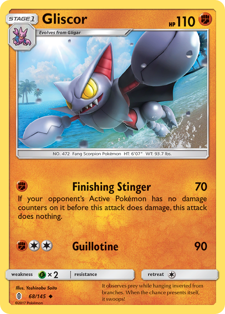 Gliscor (68/145) [Sun & Moon: Guardians Rising] | KingTCG.ca