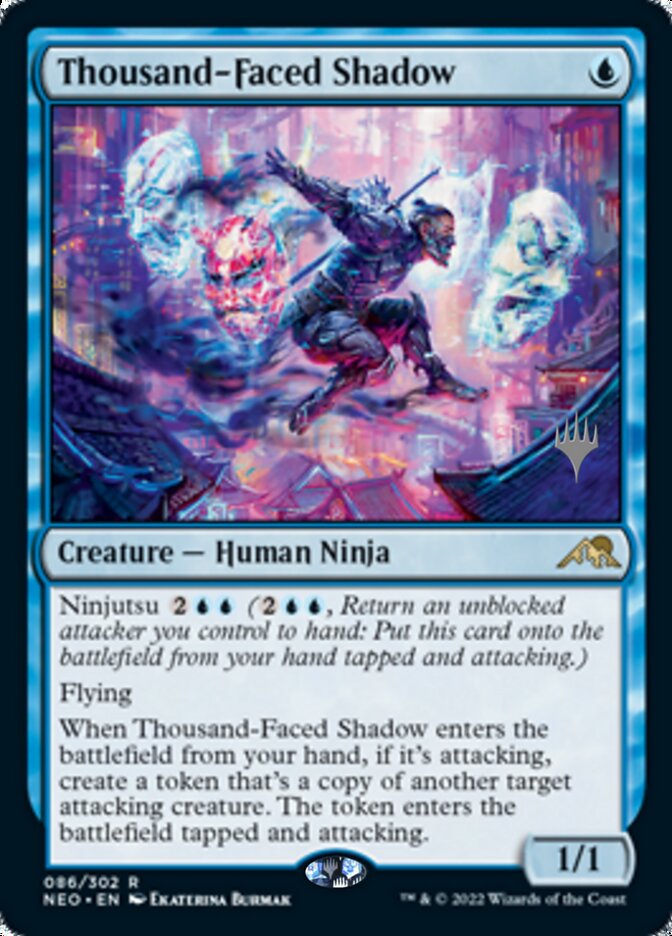 Thousand-Faced Shadow (Promo Pack) [Kamigawa: Neon Dynasty Promos] | KingTCG.ca