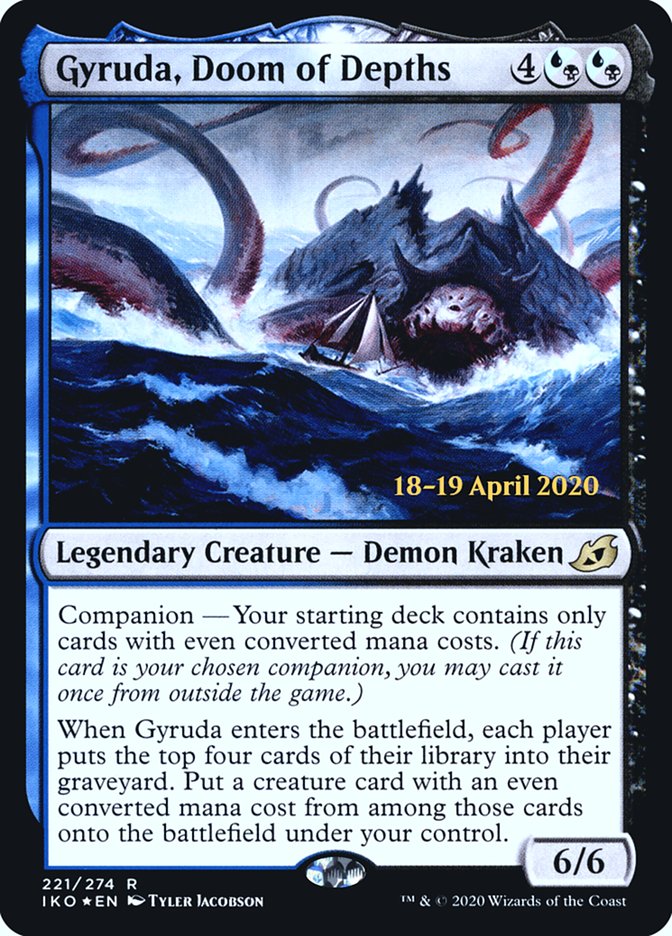 Gyruda, Doom of Depths  [Ikoria: Lair of Behemoths Prerelease Promos] | KingTCG.ca