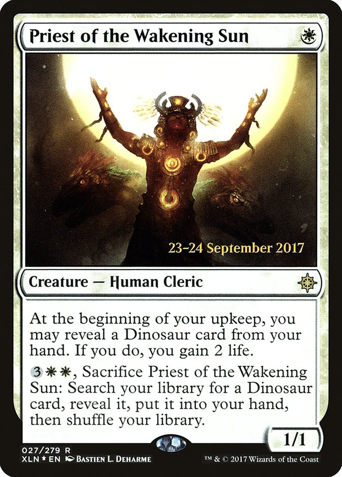 Priest of the Wakening Sun [Ixalan Promos] | KingTCG.ca