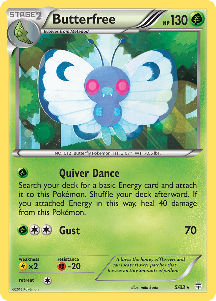 Butterfree (5/83) [XY: Generations] | KingTCG.ca