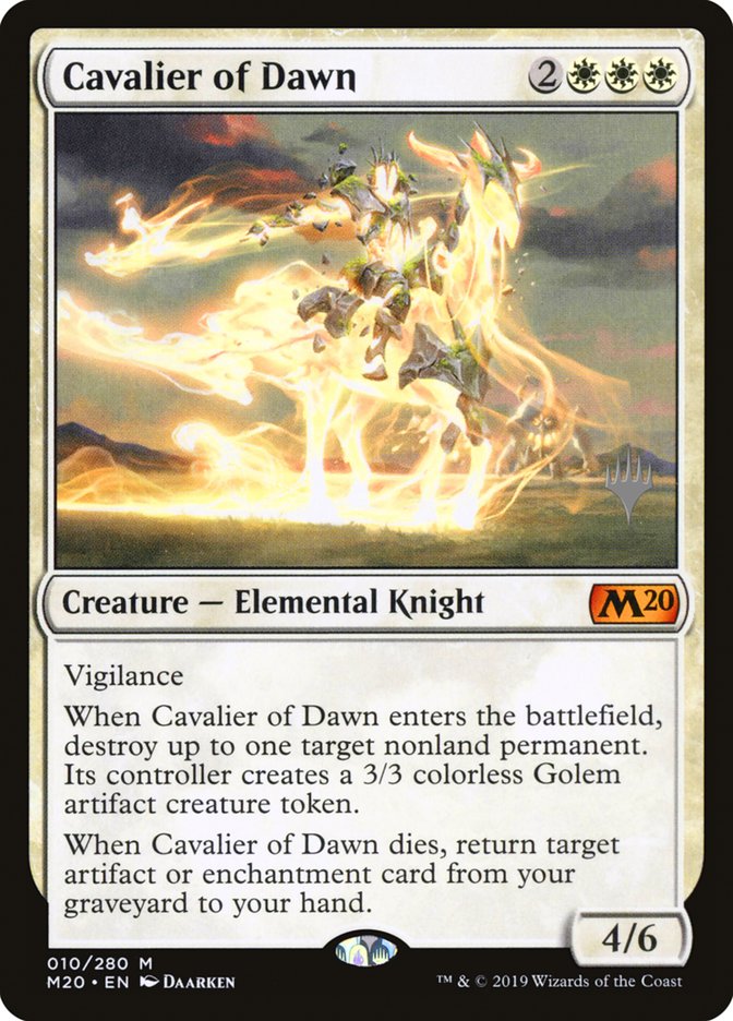 Cavalier of Dawn [Core Set 2020 Promos] | KingTCG.ca