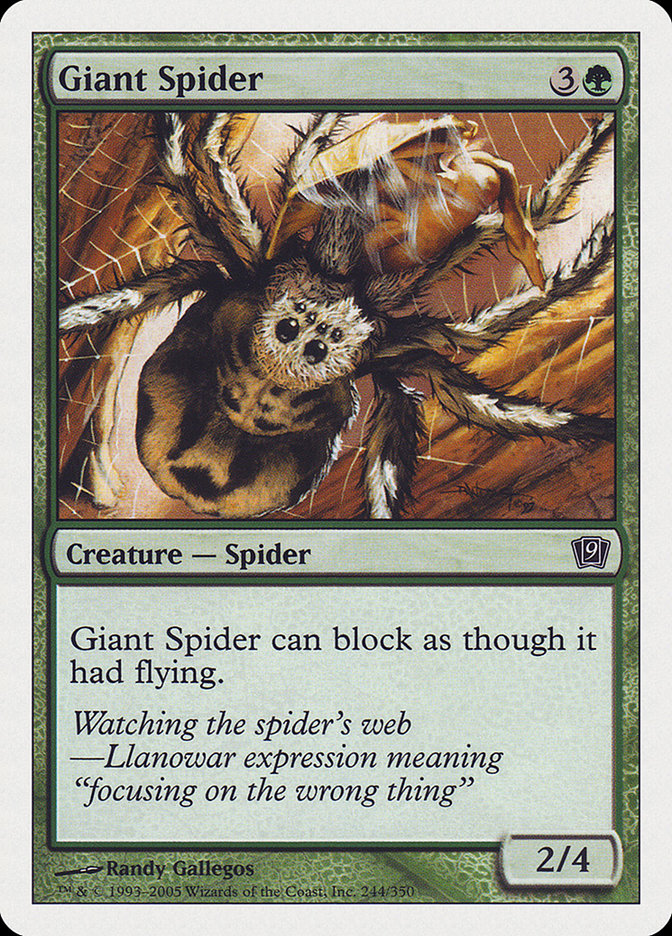 Giant Spider [Ninth Edition] | KingTCG.ca