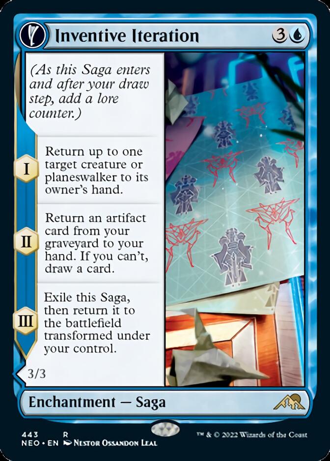 Inventive Iteration // Living Breakthrough (Extended) [Kamigawa: Neon Dynasty] | KingTCG.ca