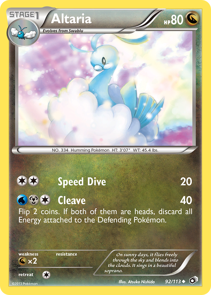 Altaria (92/113) [Black & White: Legendary Treasures] | KingTCG.ca