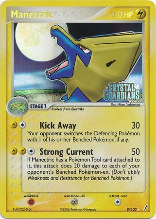 Manectric (8/100) (Stamped) [EX: Crystal Guardians] | KingTCG.ca