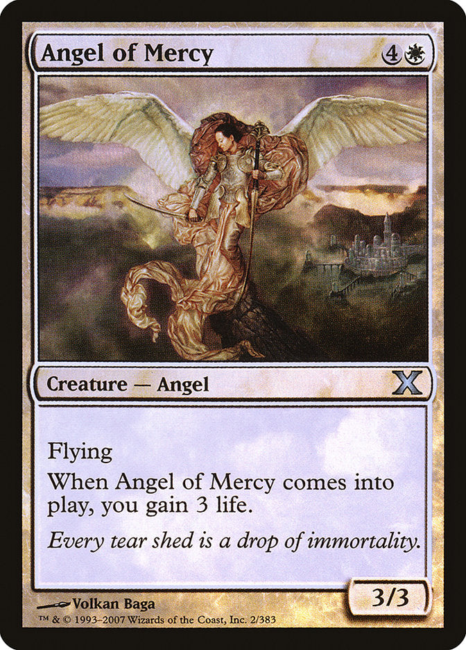 Angel of Mercy (Premium Foil) [Tenth Edition] | KingTCG.ca