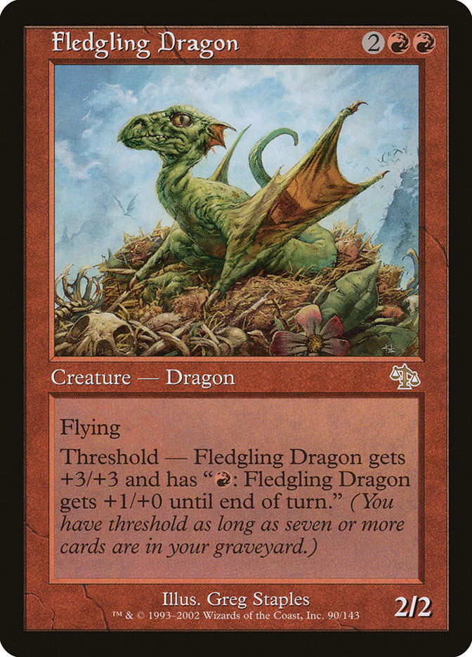 Fledgling Dragon [Judgment] | KingTCG.ca