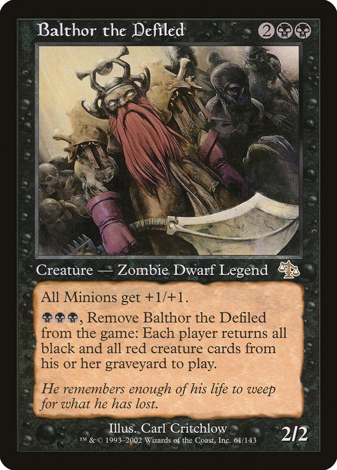 Balthor the Defiled [Judgment] | KingTCG.ca