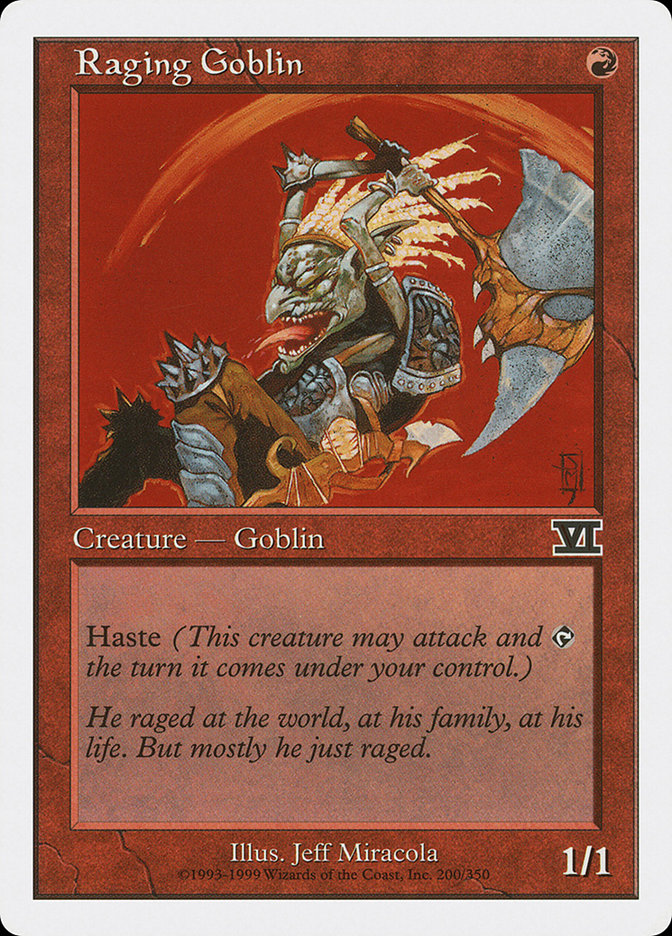 Raging Goblin [Classic Sixth Edition] | KingTCG.ca