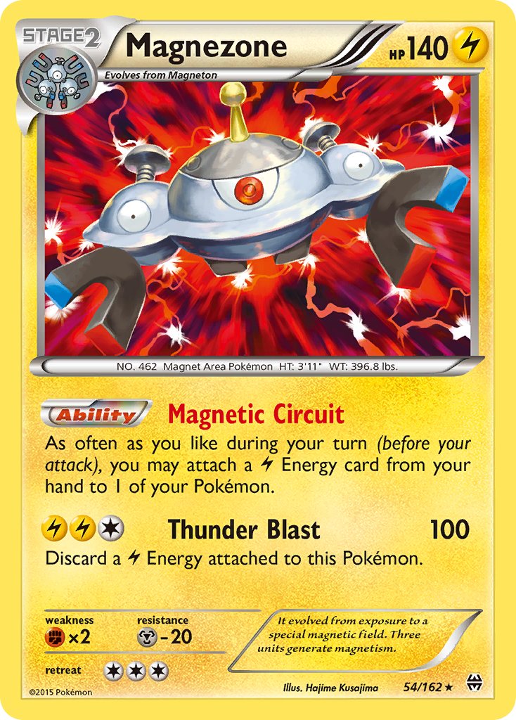 Magnezone (54/162) (Theme Deck Exclusive) [XY: BREAKthrough] | KingTCG.ca