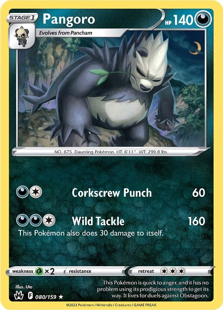 Pangoro (080/159) [Sword & Shield: Crown Zenith] | KingTCG.ca