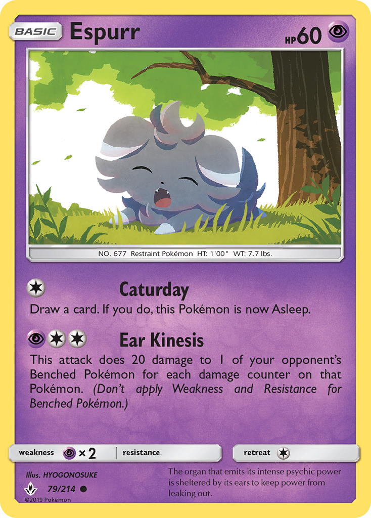 Espurr (79/214) [Sun & Moon: Unbroken Bonds] | KingTCG.ca