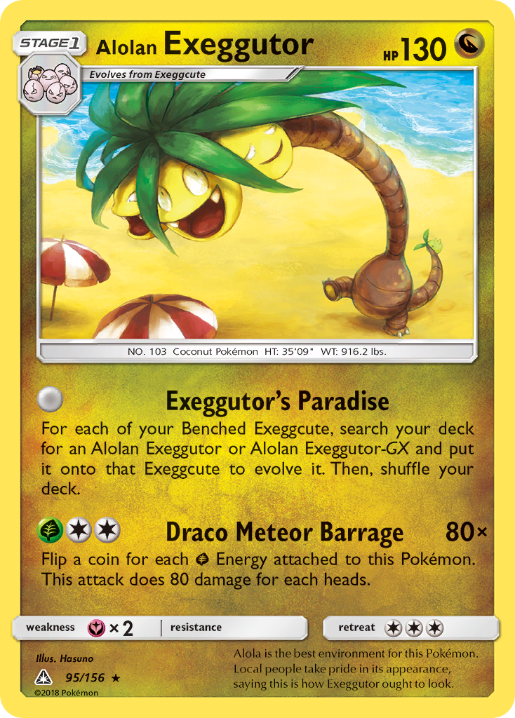 Alolan Exeggutor (95/156) [Sun & Moon: Ultra Prism] | KingTCG.ca