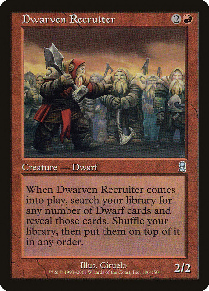 Dwarven Recruiter [Odyssey] | KingTCG.ca