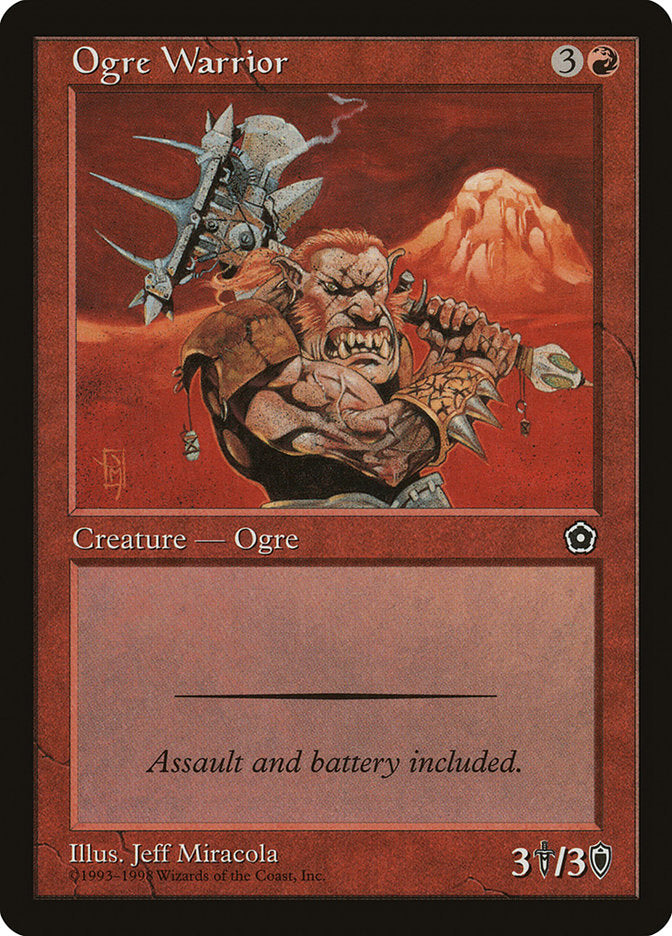 Ogre Warrior [Portal Second Age] | KingTCG.ca