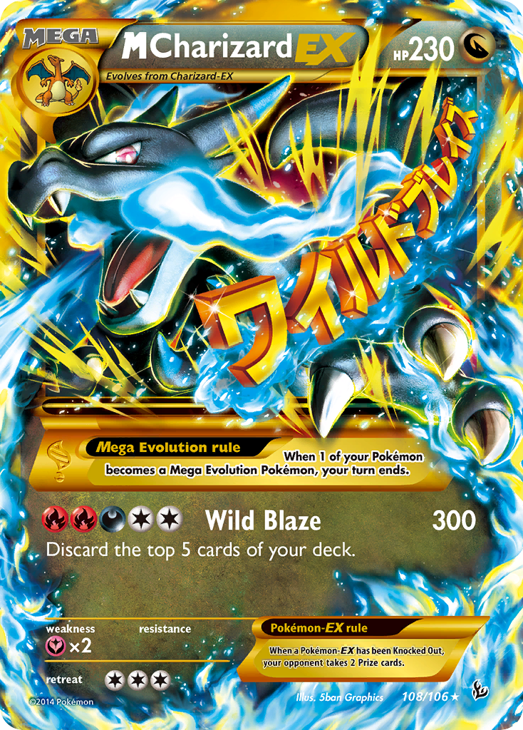 M Charizard EX (108/106) [XY: Flashfire] | KingTCG.ca