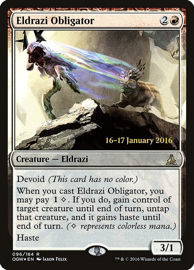 Eldrazi Obligator [Oath of the Gatewatch Promos] | KingTCG.ca