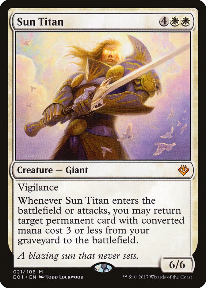 Sun Titan [Archenemy: Nicol Bolas] | KingTCG.ca