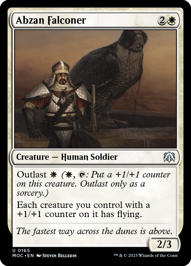 Abzan Falconer [March of the Machine Commander] | KingTCG.ca