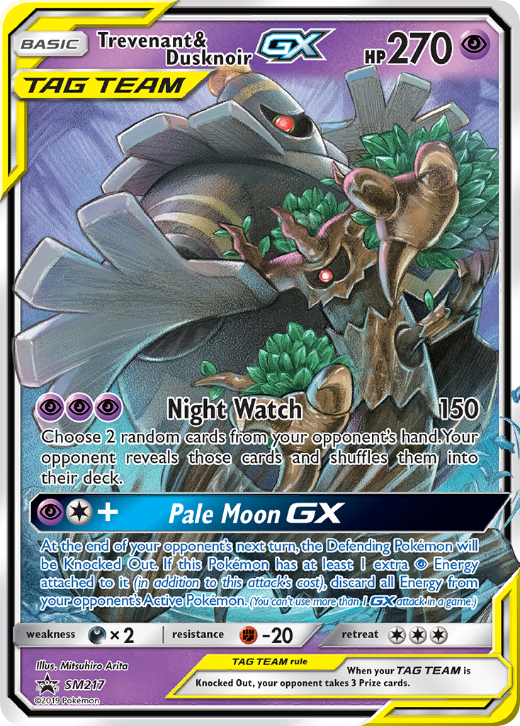 Trevenant & Dusknoir GX (SM217) [Sun & Moon: Black Star Promos] | KingTCG.ca