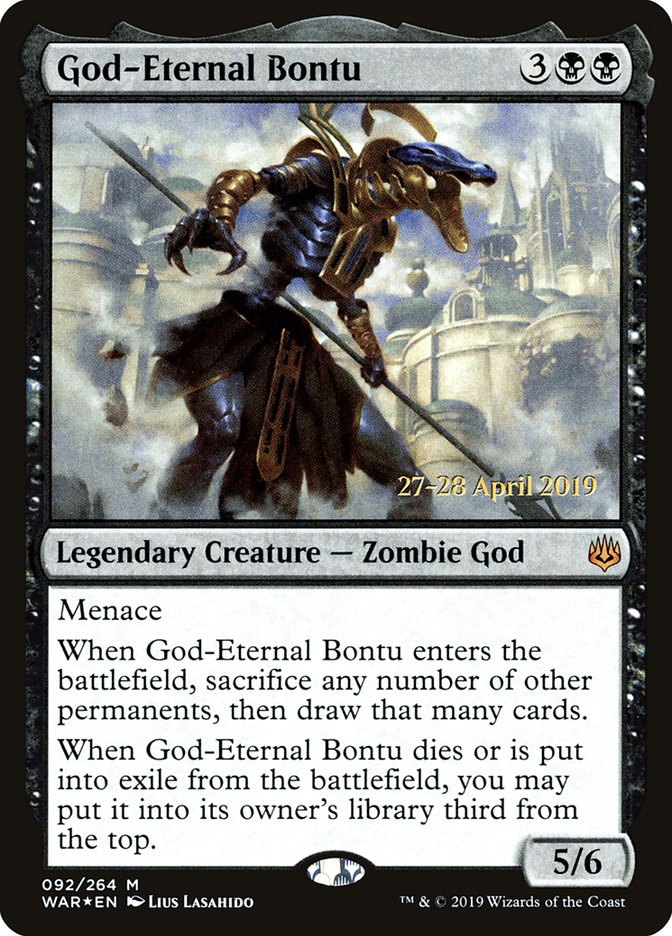 God-Eternal Bontu  [War of the Spark Prerelease Promos] | KingTCG.ca