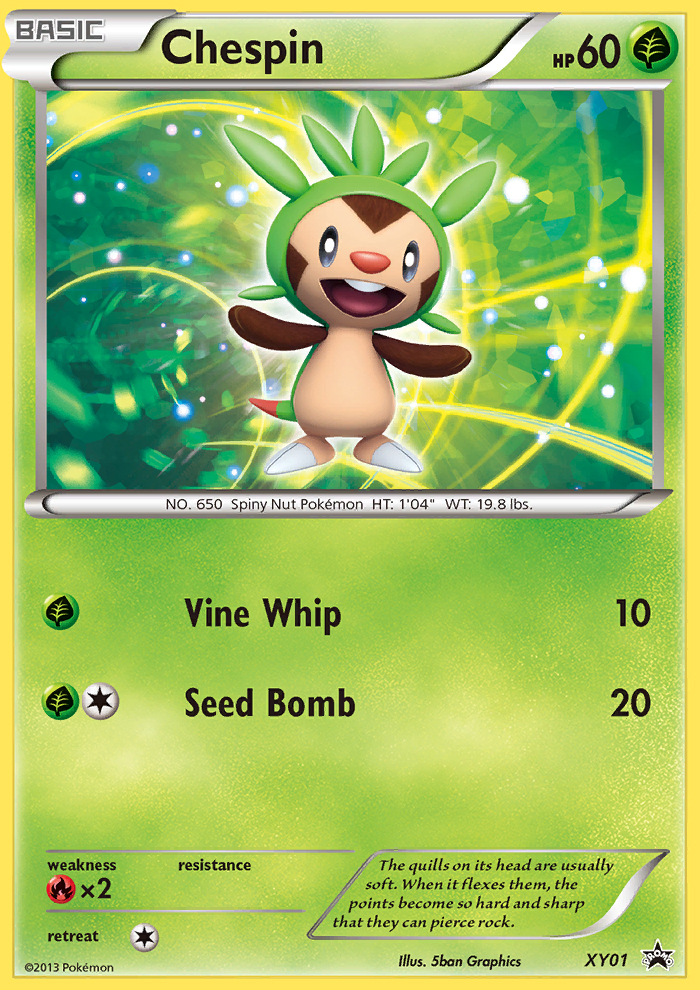 Chespin (XY01) [XY: Black Star Promos] | KingTCG.ca