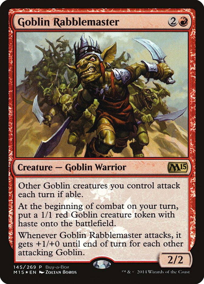 Goblin Rabblemaster [Magic 2015 Promos] | KingTCG.ca