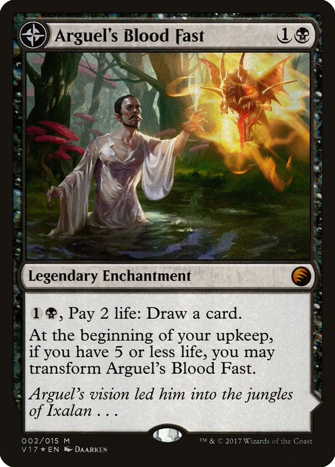 Arguel's Blood Fast // Temple of Aclazotz [From the Vault: Transform] | KingTCG.ca