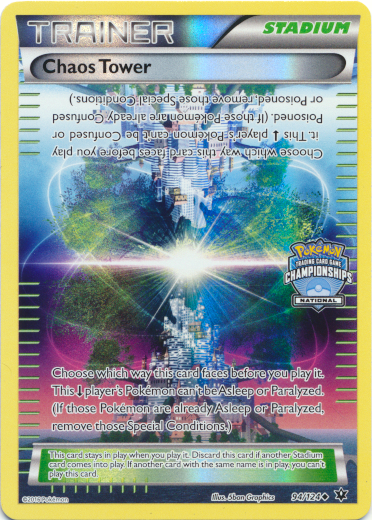 Chaos Tower (92/124) (National Championship Promo) [XY: Fates Collide] | KingTCG.ca