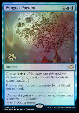 Winged Portent [Innistrad: Crimson Vow Prerelease Promos] | KingTCG.ca