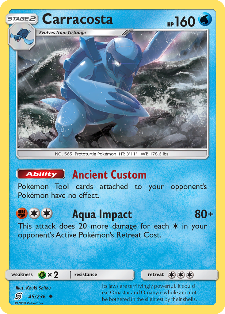 Carracosta (45/236) [Sun & Moon: Unified Minds] | KingTCG.ca