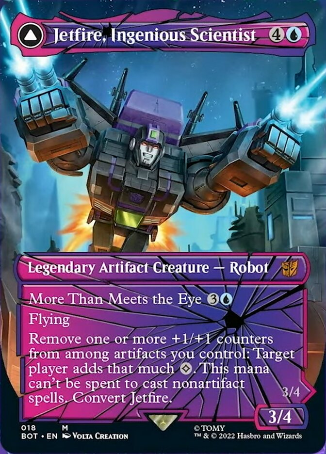 Jetfire, Ingenious Scientist // Jetfire, Air Guardian (Shattered Glass) [Universes Beyond: Transformers] | KingTCG.ca