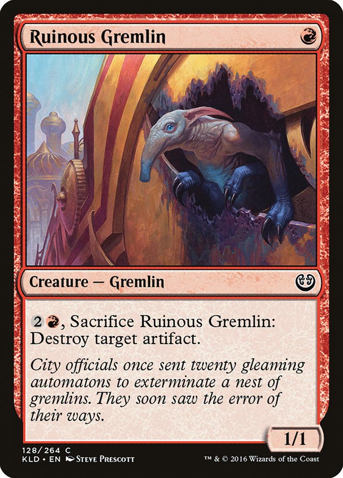 Ruinous Gremlin [Kaladesh] | KingTCG.ca