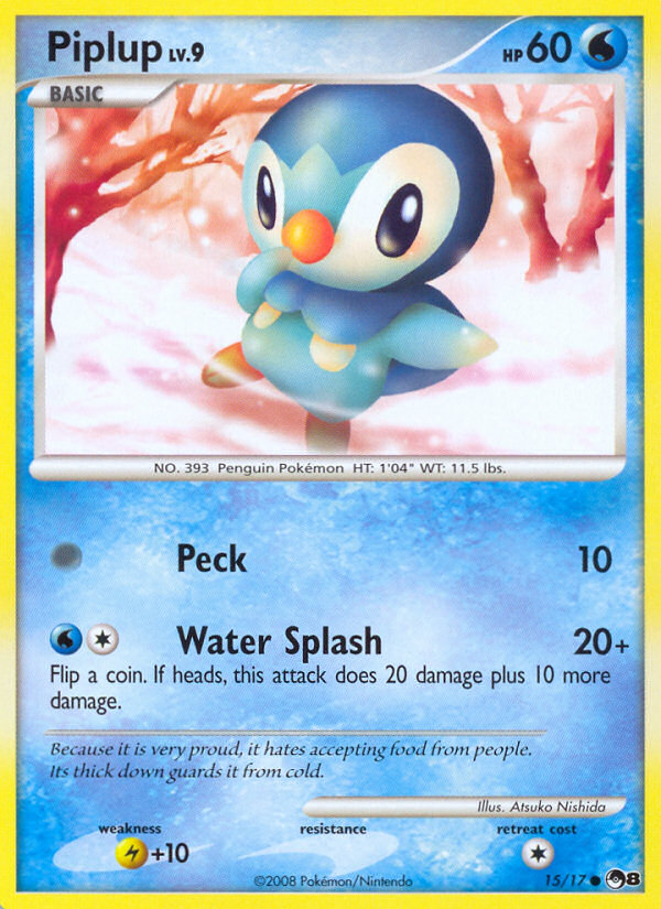 Piplup (15/17) [POP Series 8] | KingTCG.ca