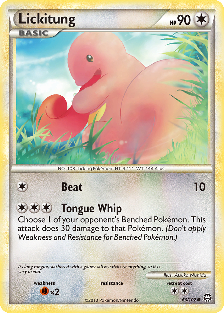 Lickitung (66/102) [HeartGold & SoulSilver: Triumphant] | KingTCG.ca