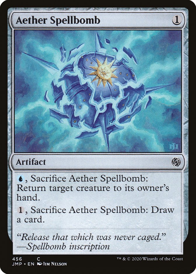 Aether Spellbomb [Jumpstart] | KingTCG.ca