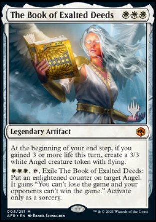 The Book of Exalted Deeds (Promo Pack) [Dungeons & Dragons: Adventures in the Forgotten Realms Promos] | KingTCG.ca