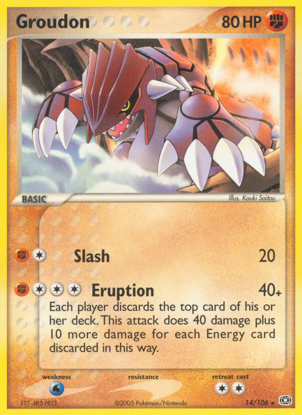 Groudon (14/106) [EX: Emerald] | KingTCG.ca