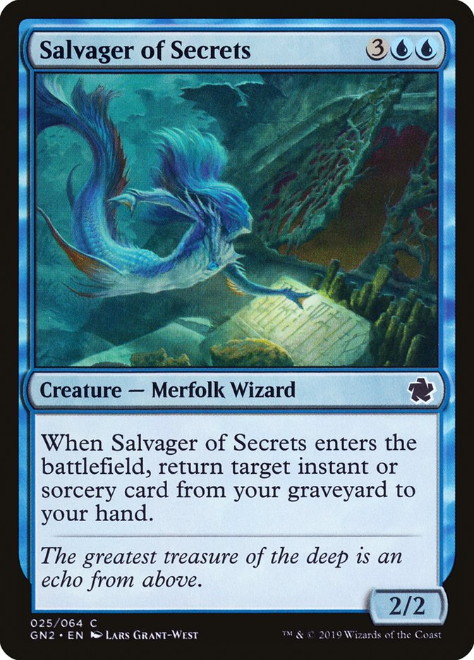 Salvager of Secrets [Game Night 2019] | KingTCG.ca