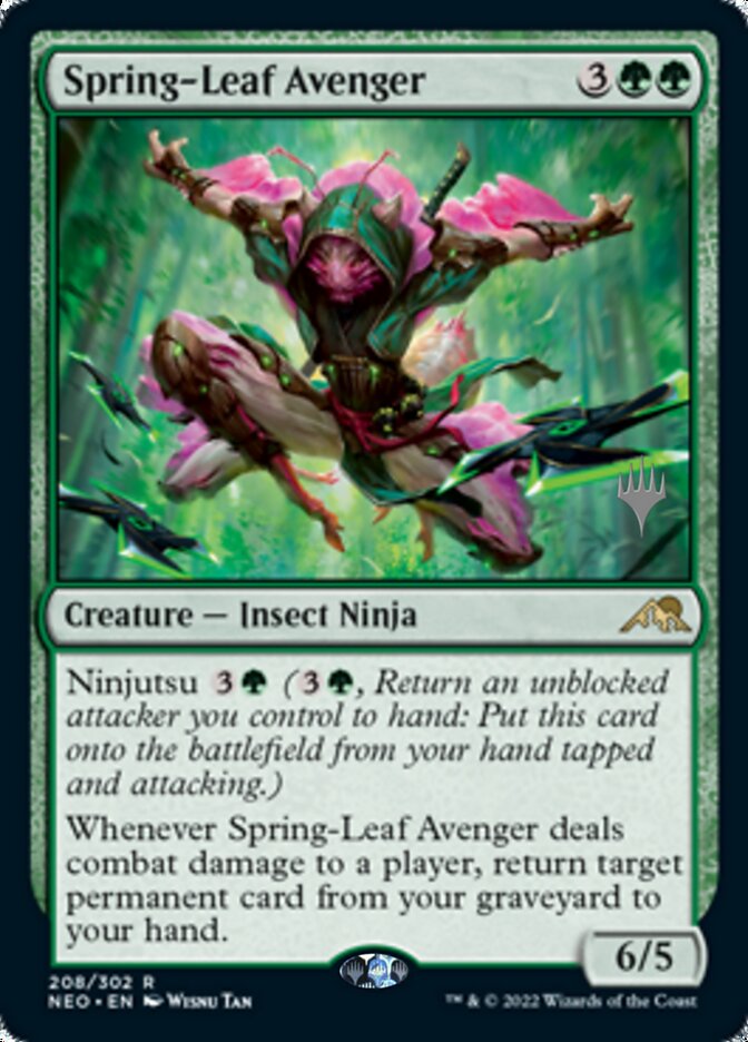 Spring-Leaf Avenger (Promo Pack) [Kamigawa: Neon Dynasty Promos] | KingTCG.ca