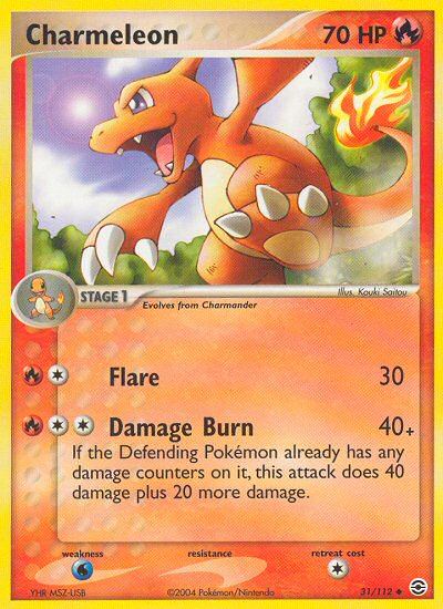 Charmeleon (31/112) [EX: FireRed & LeafGreen] | KingTCG.ca