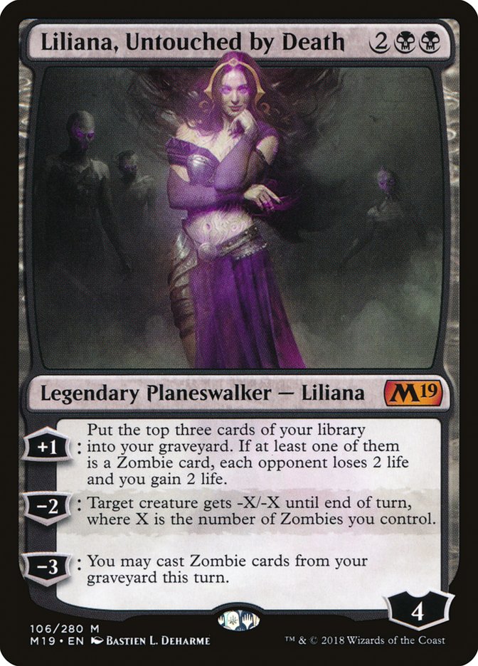 Liliana, Untouched by Death [Core Set 2019] | KingTCG.ca