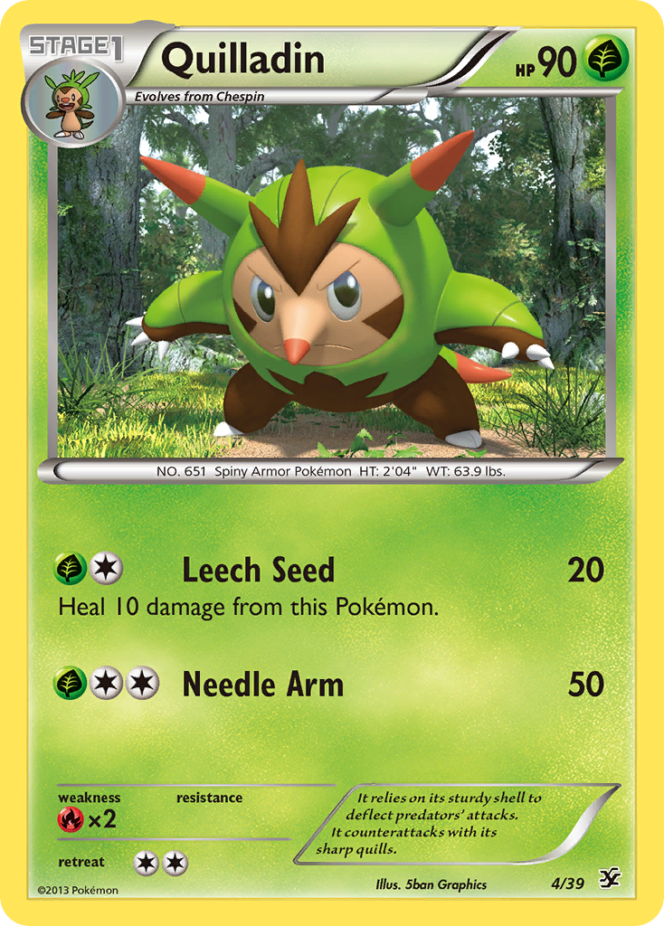 Quilladin (4/39) [XY: Kalos Starter Set] | KingTCG.ca