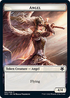 Zombie // Angel Double-Sided Token [Game Night: Free-for-All Tokens] | KingTCG.ca