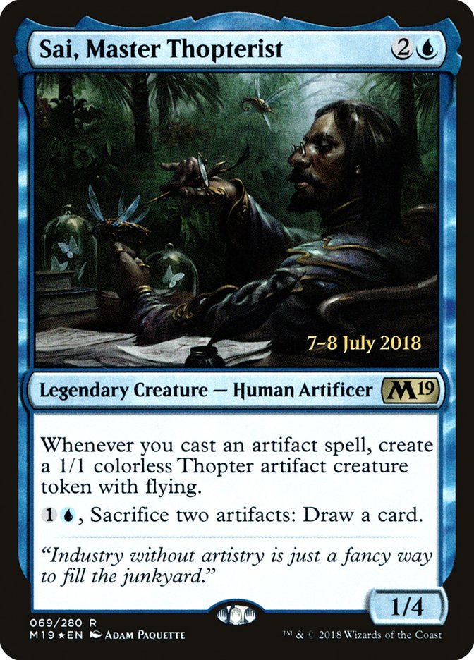 Sai, Master Thopterist [Core Set 2019 Promos] | KingTCG.ca