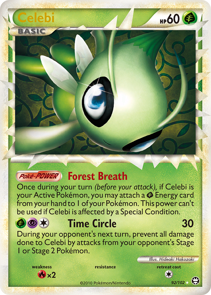 Celebi (92/102) [HeartGold & SoulSilver: Triumphant] | KingTCG.ca